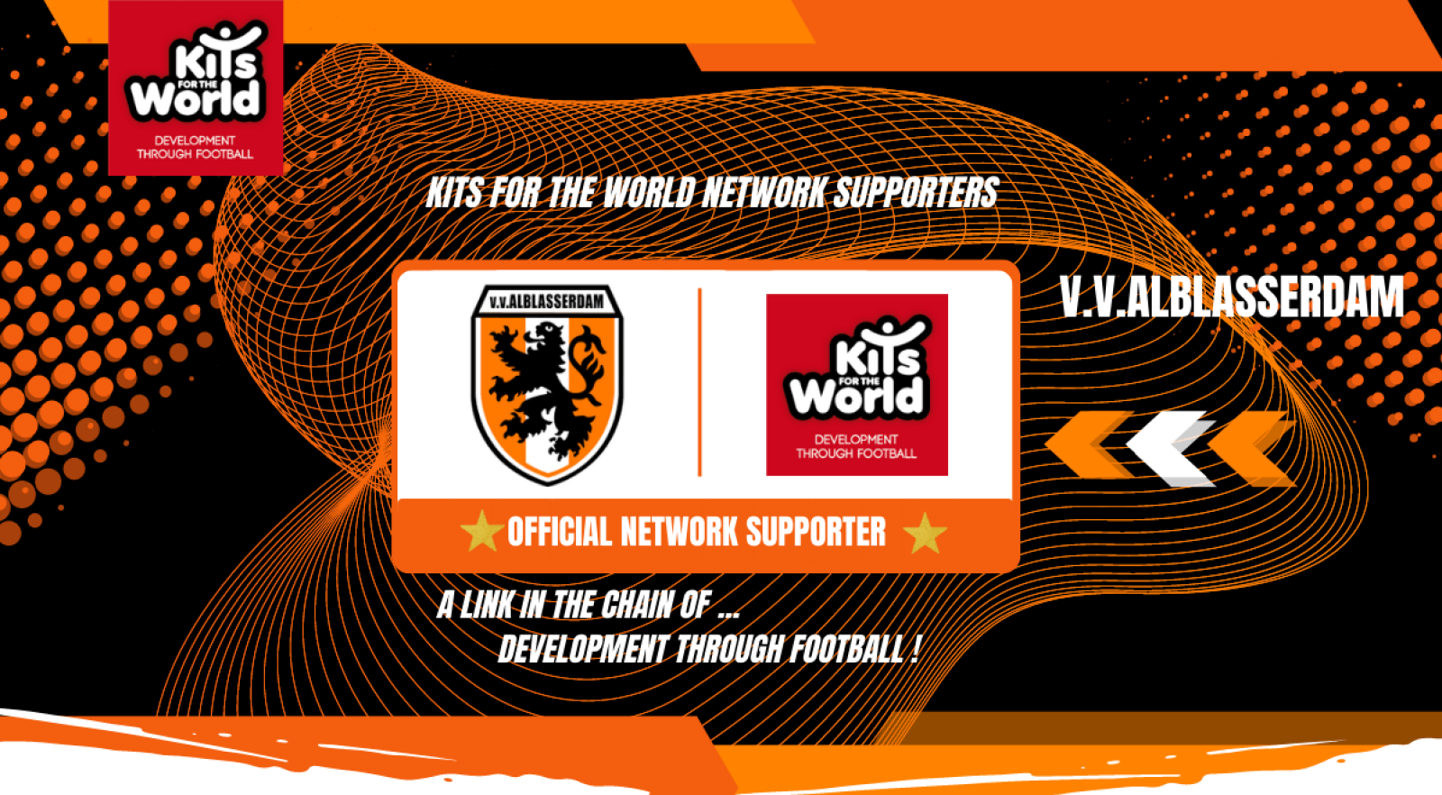 V.V.ALBLASSERDAM _official NETWORK SUPPORTER _Kits for the World